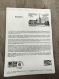 Feuillet philatélique officiel Redon 2,20 F Poste française cachet 1987
