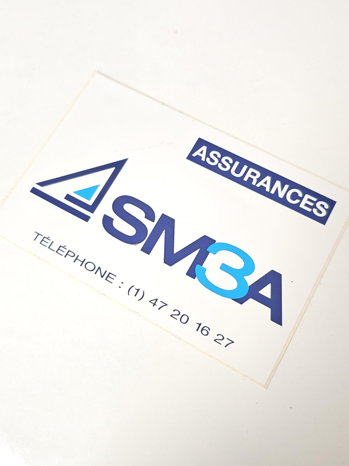 Autocollant publicitaire ancien SM3A rétro, grande taille, déco collection vinta