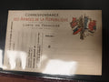 Carte postale militaire Armées de la République, franchise, Alliés, Philatélie