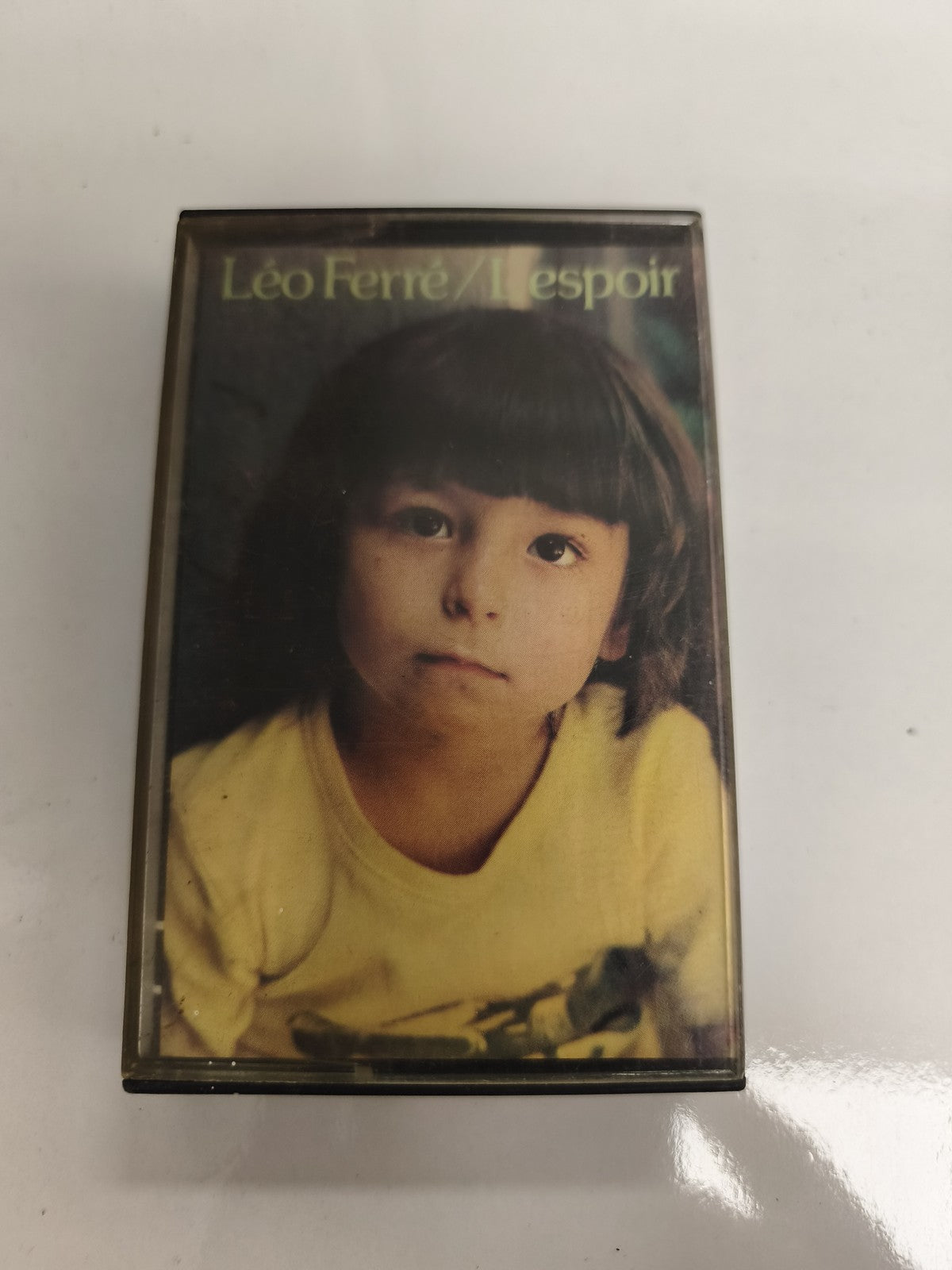 Cassette audio vintage Léo Ferré K7 musique ancienne collection rétro chanson fr