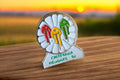 Pin's Critérium Hendaye 92 vintage cyclisme émaillé, badge vélo ancien