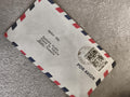 Lettre avion Venezuela Nice timbre 60c estampille philatélie courrier postal
