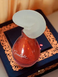 Miniature parfum vintage Cantate flacon rétro goutte bouchon coquillage