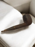 Pipe ancienne vintage à restaurer, finition foncée, objet rétro fumeur