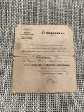 Attestation ancienne 1947 certificat études primaires Maroc Casablanca vintage