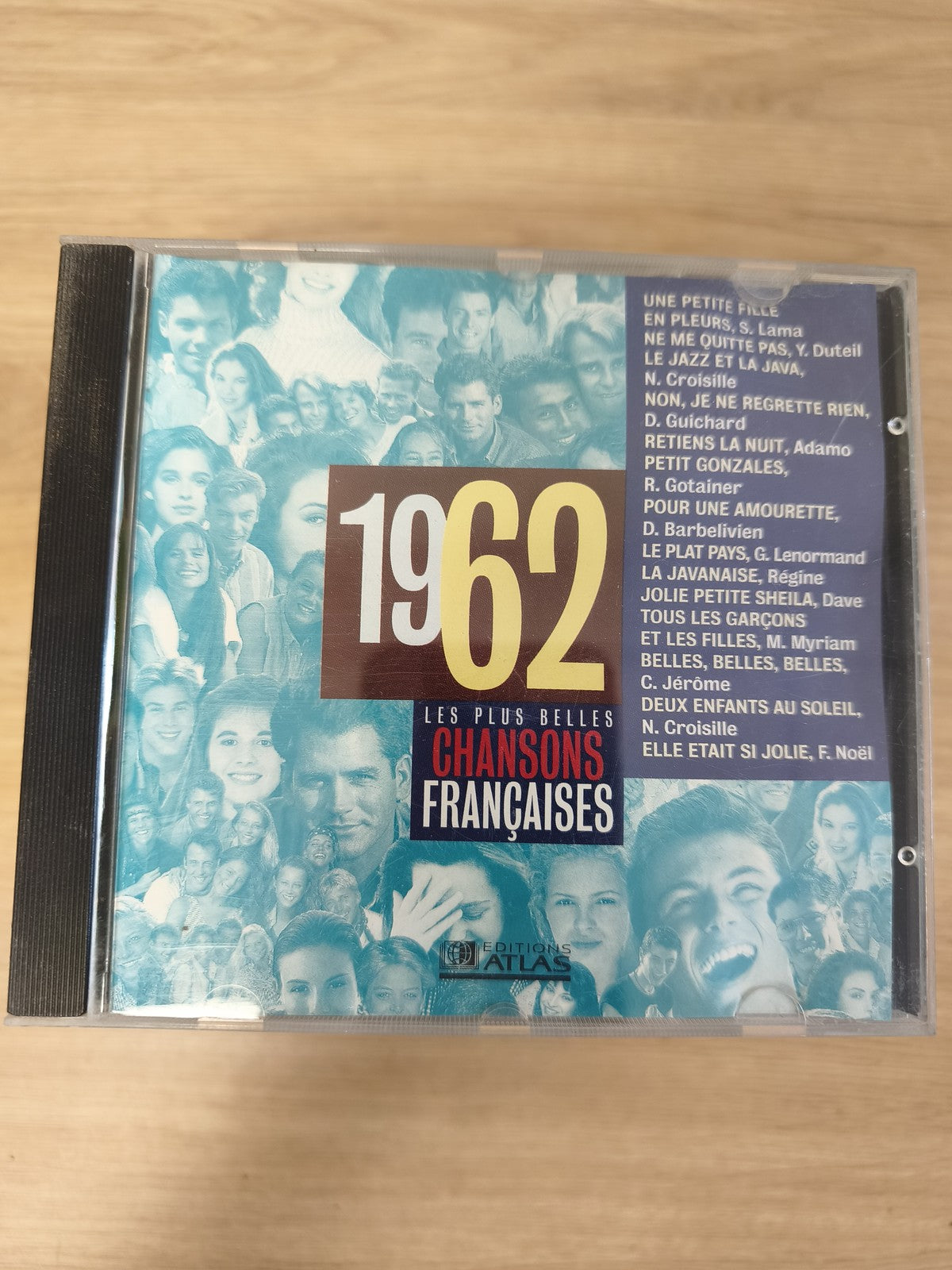 CD musique chansons françaises 1962 ? Hits, artistes, variété, album audio d'occ