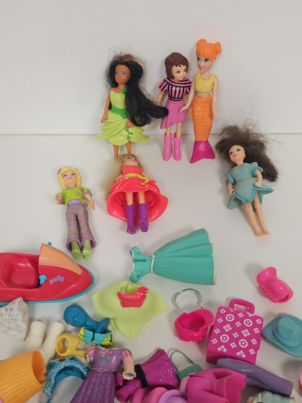 Lot Polly Pocket Mattel avec accessoires figurines miniatures jeu enfant fille