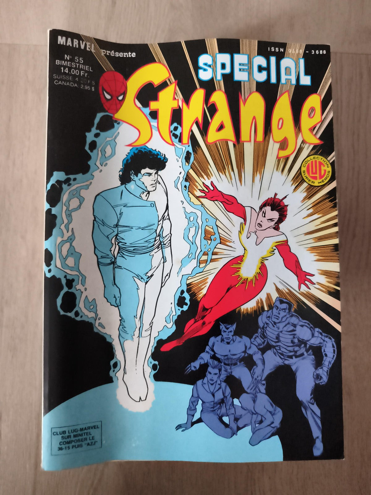 Comic Marvel Spécial Strange n°55 LUG ancien X-Men super-héros vintage