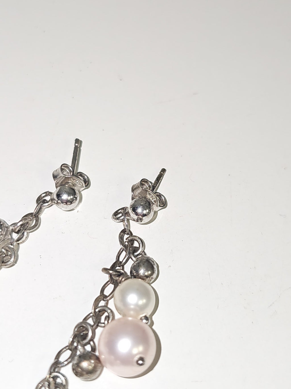 Paire boucles d?oreilles en argent 925 véritable, élégantes, fermoir sécurisé, o