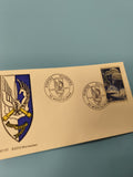 Enveloppe premier jour Montauban 1972 FDC avec cachet et timbre parachutistes