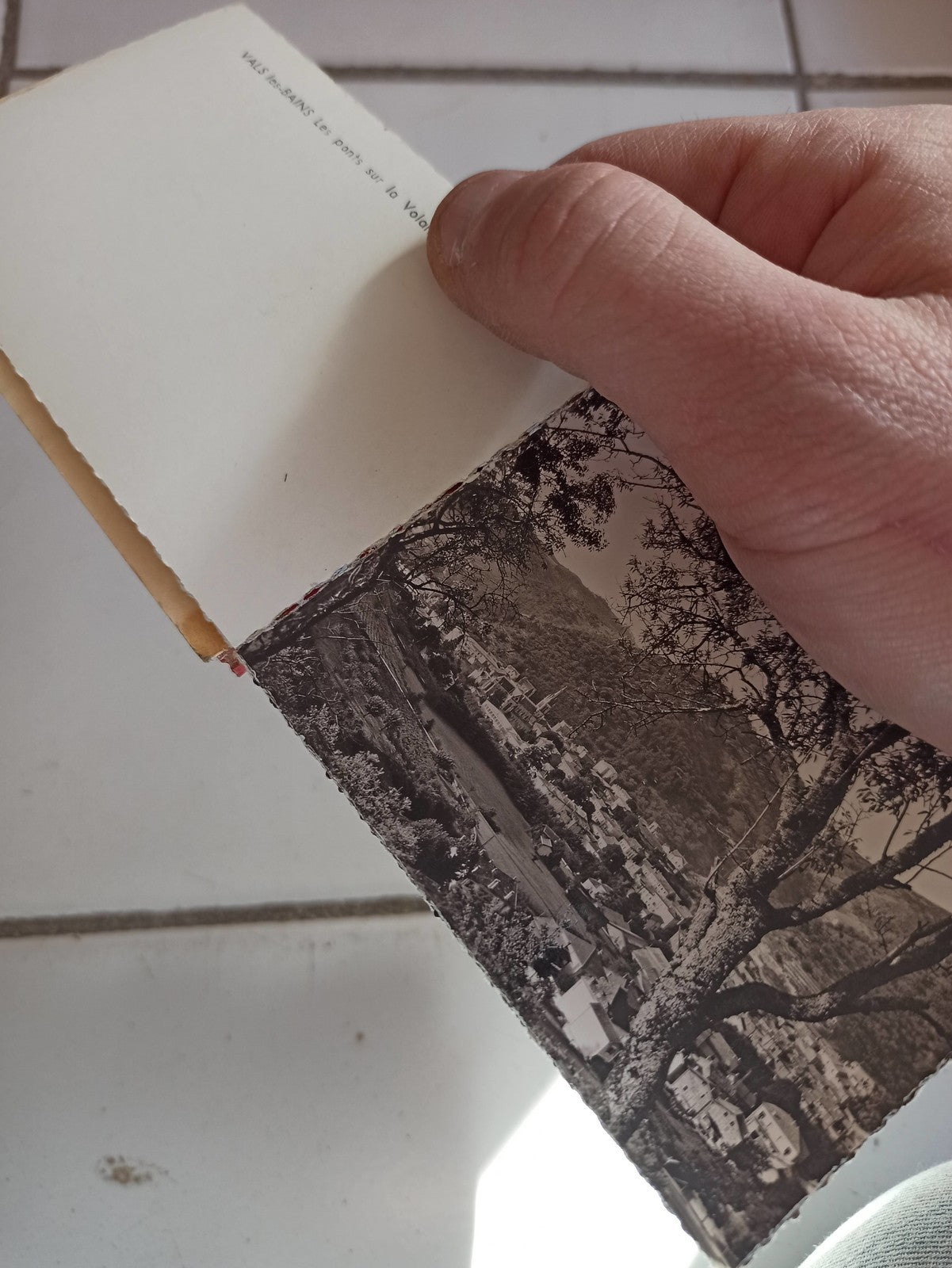 Livret photo ancien Vals les Bains Vivarais rétro carnet touristique vintage