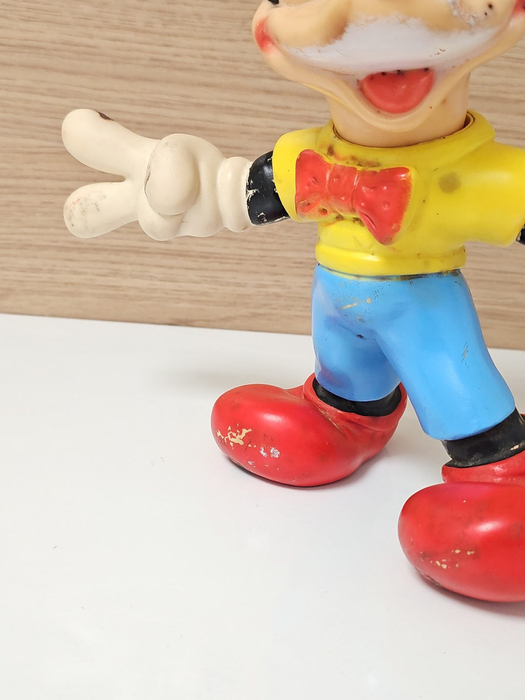 Vintage pouet Mickey Mouse 27 cm ancien jouet Disney collection rétro rare