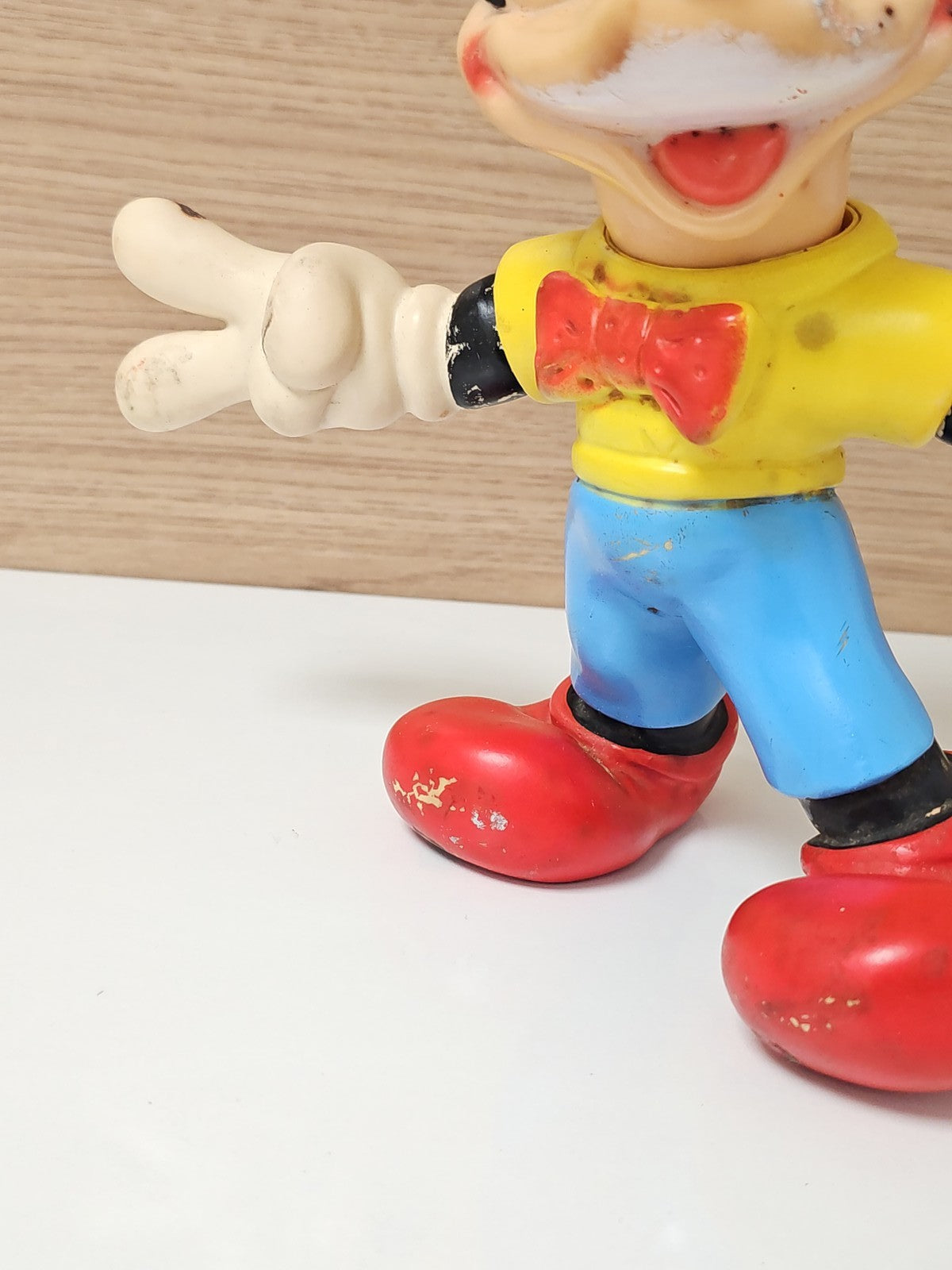 Vintage pouet Mickey Mouse 27 cm ancien jouet Disney collection rétro rare