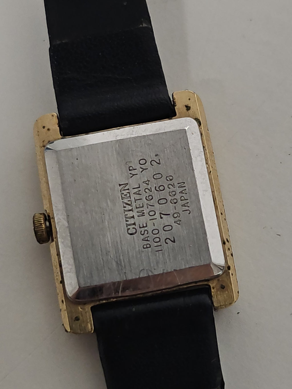 Montre femme Citizen vintage à restaurer, ancienne montre-bracelet rétro à répar
