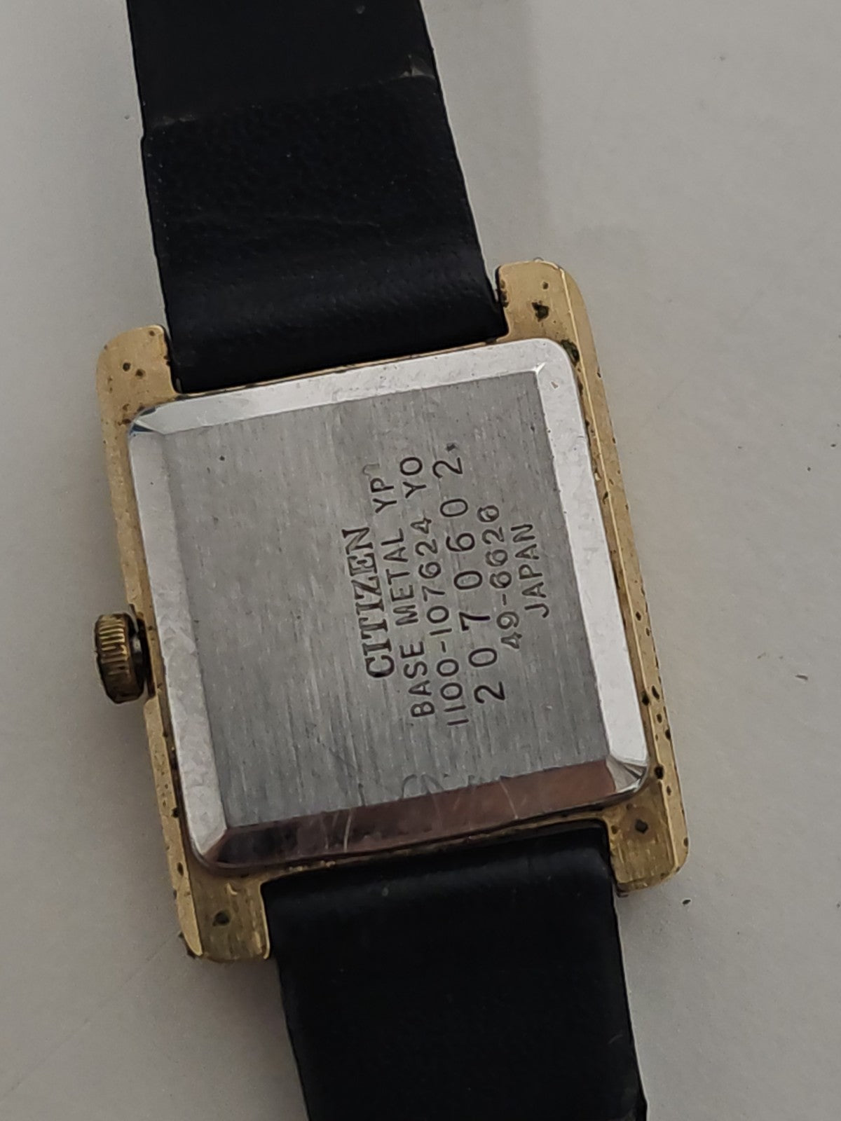 Montre femme Citizen vintage à restaurer, ancienne montre-bracelet rétro à répar