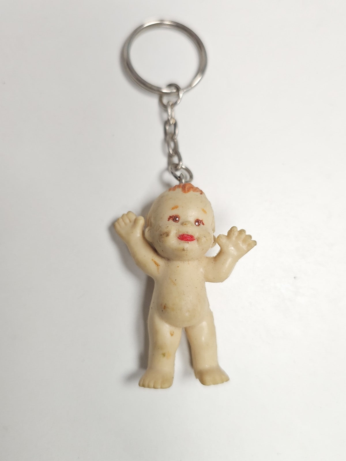 Porte-clés ancien bébé rétro, collection vintage, accessoire rare original