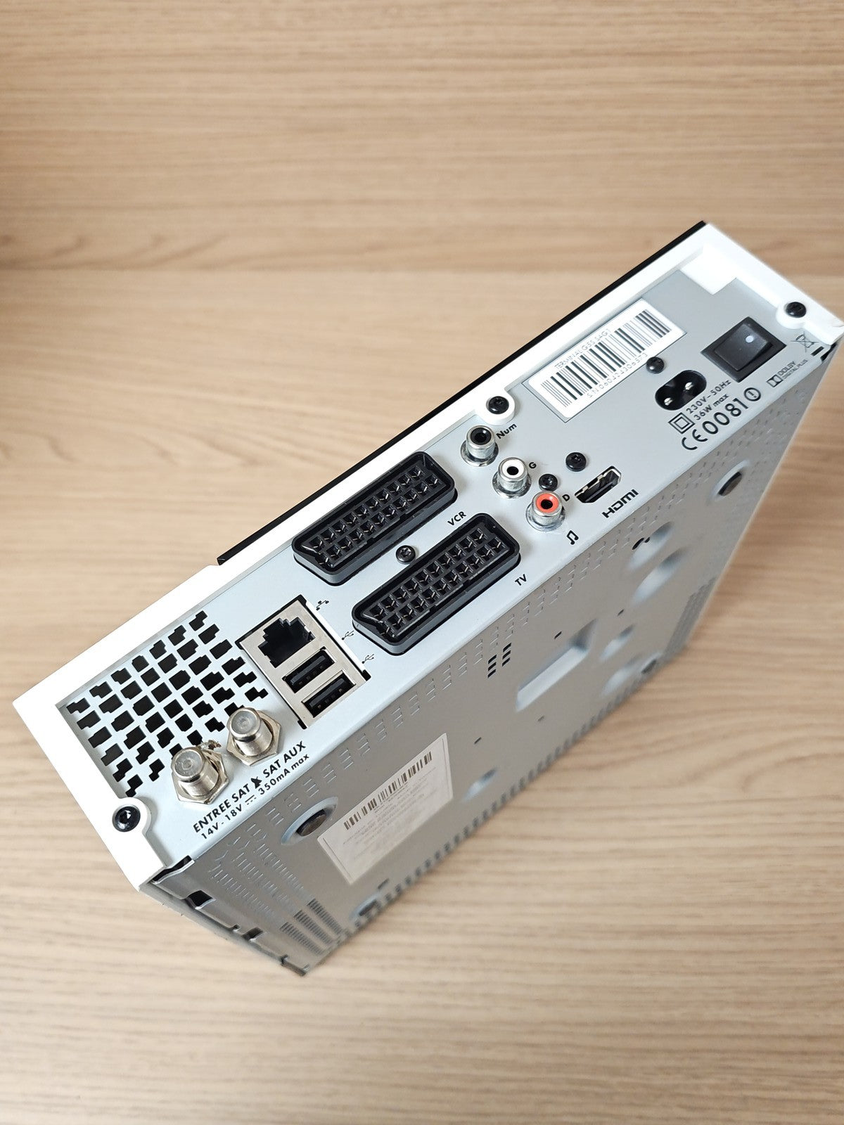 Décodeur Canal Plus G5T PAC1 câble satellite TNT non testé vendu en l'état