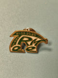 Pin's vintage taxis RM, vert doré, collection transport ancien (Ref 4)