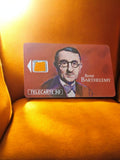 Télécarte 50 unités René Barthélemy vintage carte téléphonique rétro collection