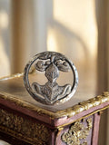 Plaque héraldique chevalier blason armure style médiéval décor métal