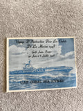 Document marine 1948 USS Coral Sea Golfe Juan instruction cadets