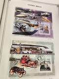 Timbres Guinée Bissau aviation transports 2006 oblitérés thématique philatélie