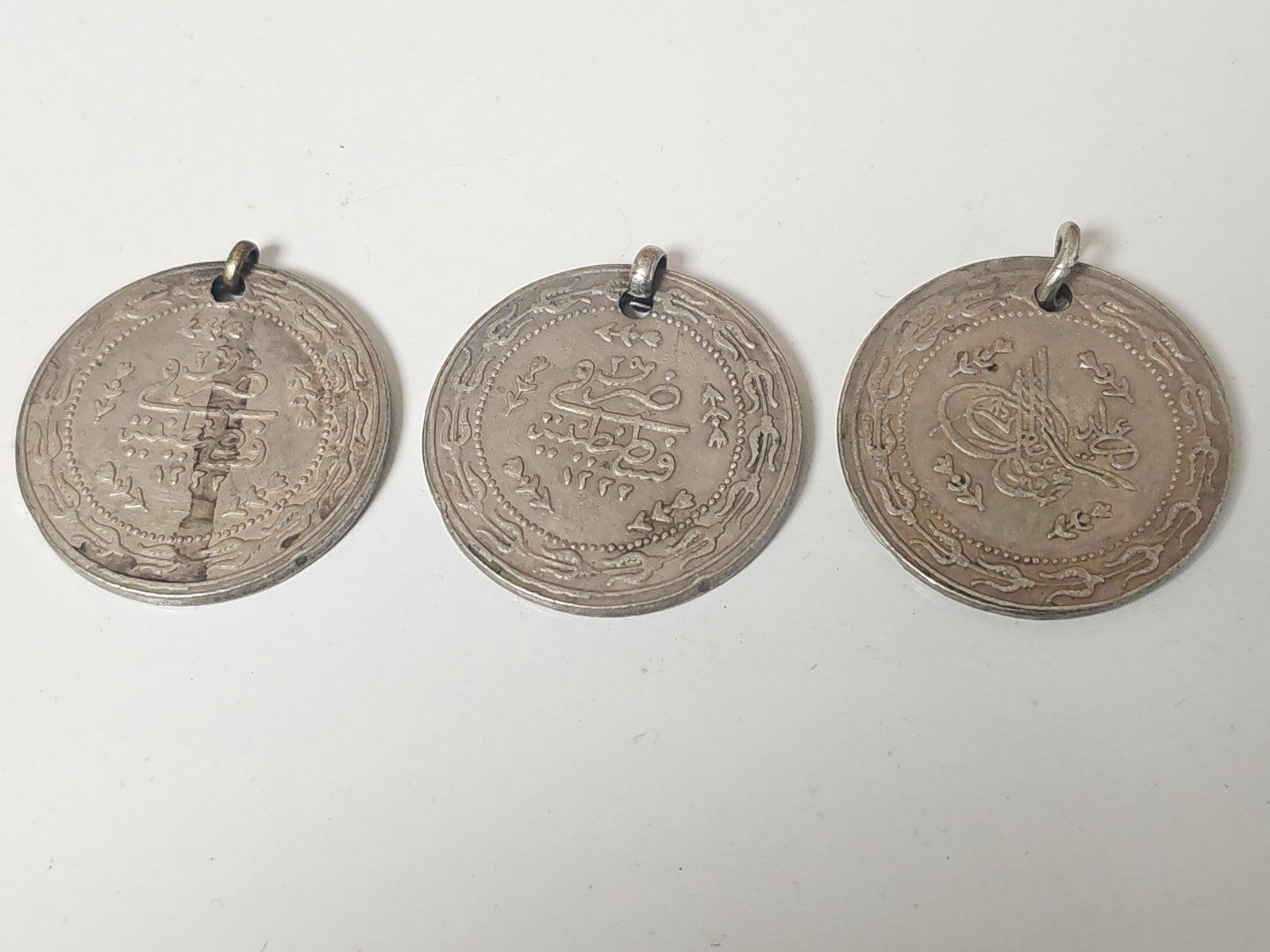 Pièce 2 Kurush Mahmud II Empire Ottoman monnaie authentique Turquie XIXe siècle