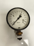 Manomètre ancien WIKA pression bar vintage appareil mesure industriel