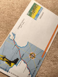 Aerogramme Espagne avion 20 PTA carte postale philatélie air mail (Ref 13)