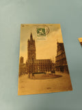 Carte postale ancienne CPA Gand place publique timbre oblitéré architecture
