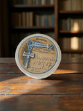 Boîte publicitaire ancienne Pharmacie Bernard Marseille vintage déco pharmacie