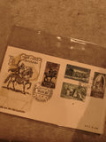 Lettre premier jour Espagne 1962 El Cid 4 timbres Madrid philatélie (Ref 1)