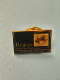 Pin's vintage Région PACA Provence-Alpes-Côte d?Azur, émaillé rectangulaire