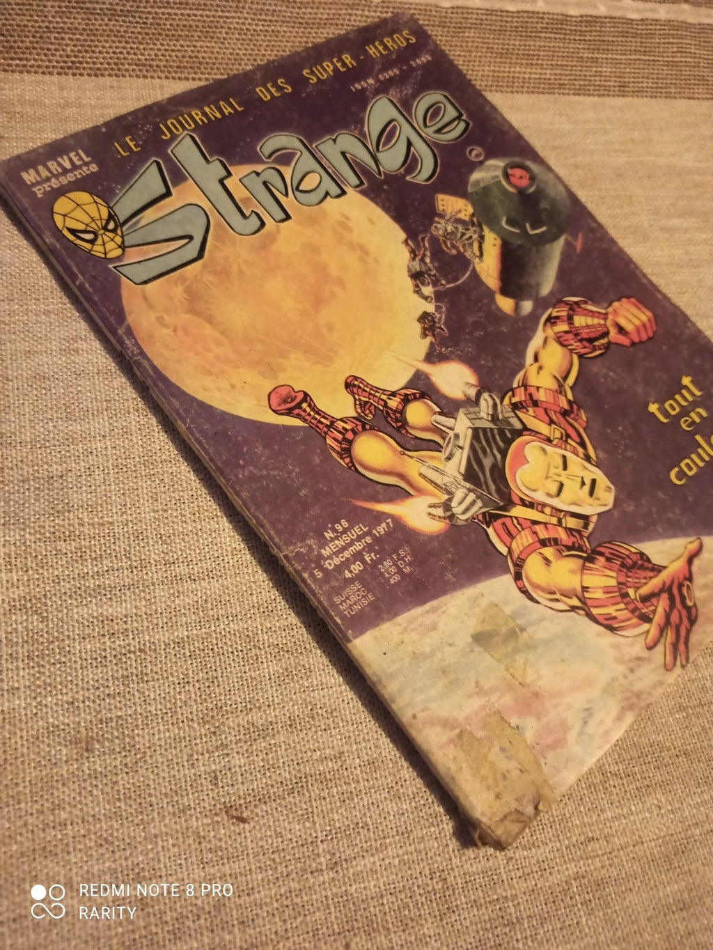 Comics Strange n°96 Marvel 1977 vintage, Iron Man, édition française couleur