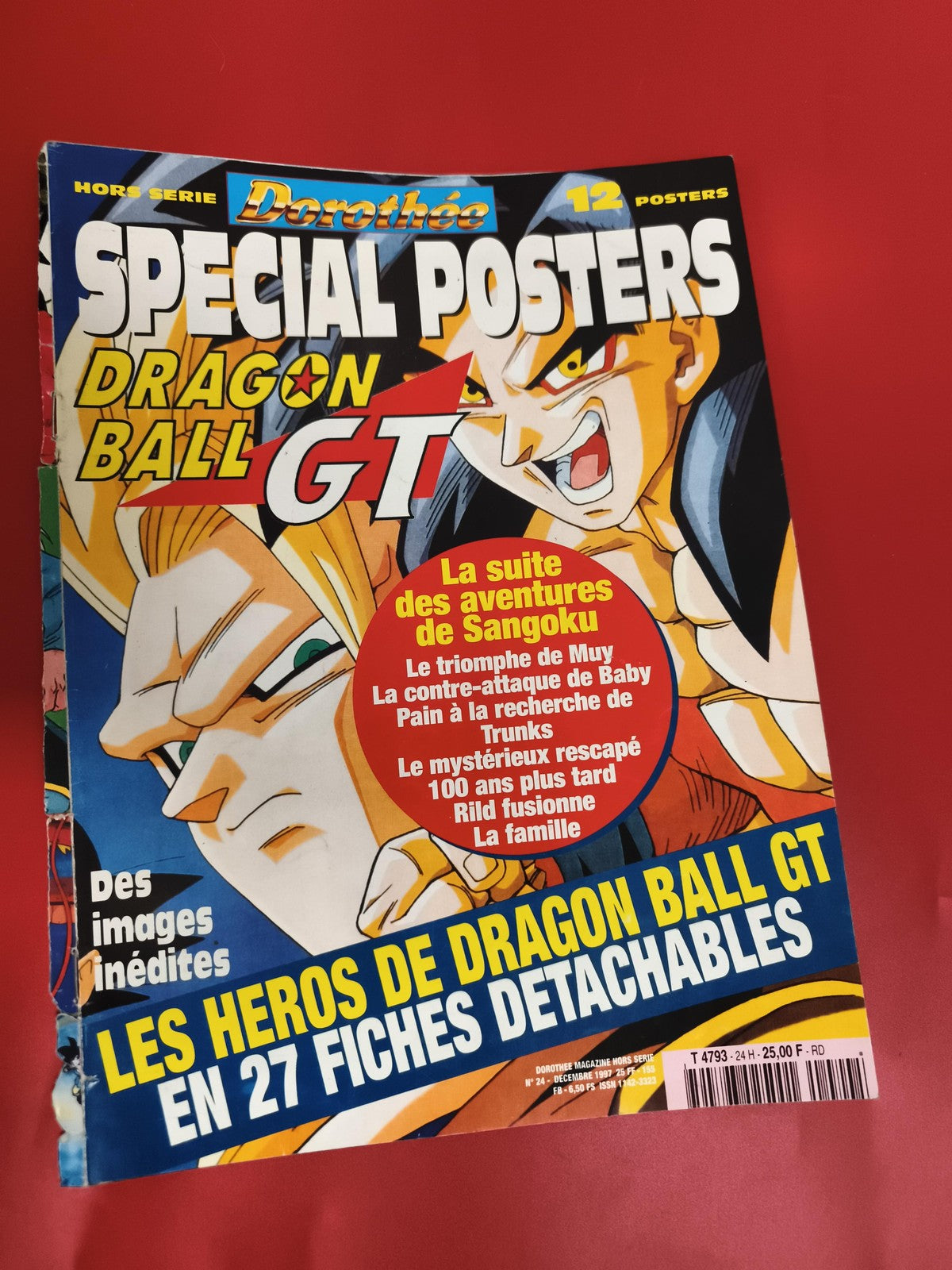 Magazine Dorothée Dragon Ball GT posters vintage 1999 anime manga DBZ