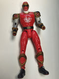 Figurine Power Rangers Wild Force Ranger Rouge Bandai d'occasion articulée