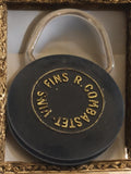 Porte-clés publicitaire vintage R. Combastet Vins Fins France noir