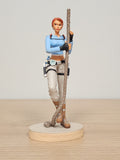 Figurine Tomb Raider Lara Croft Atlas - Héros Jeu Vidéo - Décor Gaming