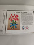 Feuillet CEF 125e anniversaire Croix-Rouge timbre oblitéré philatélie France