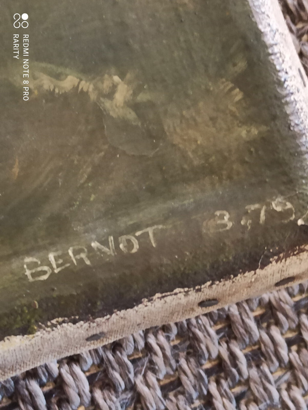Peinture marine voilier signée Bernot toile originale France décor marin