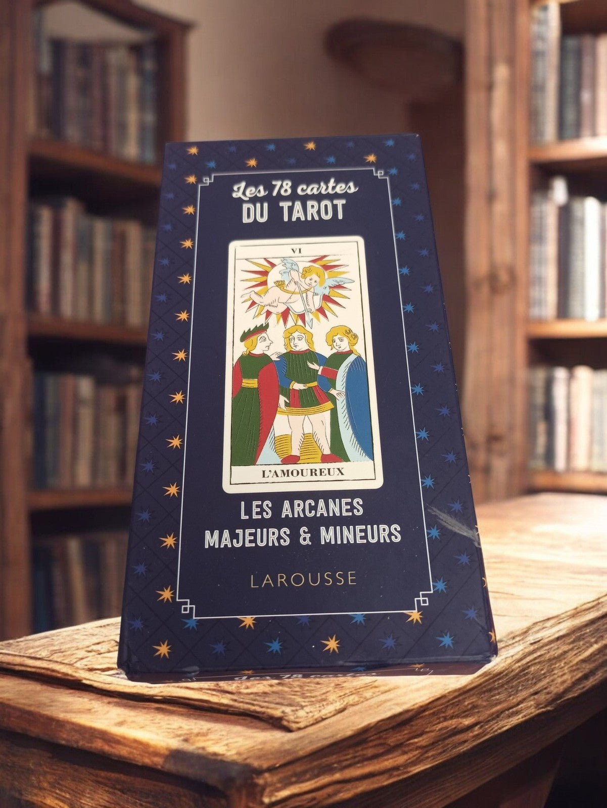 Jeu de tarot Larousse 78 cartes arcanes majeurs mineurs ancien vintage