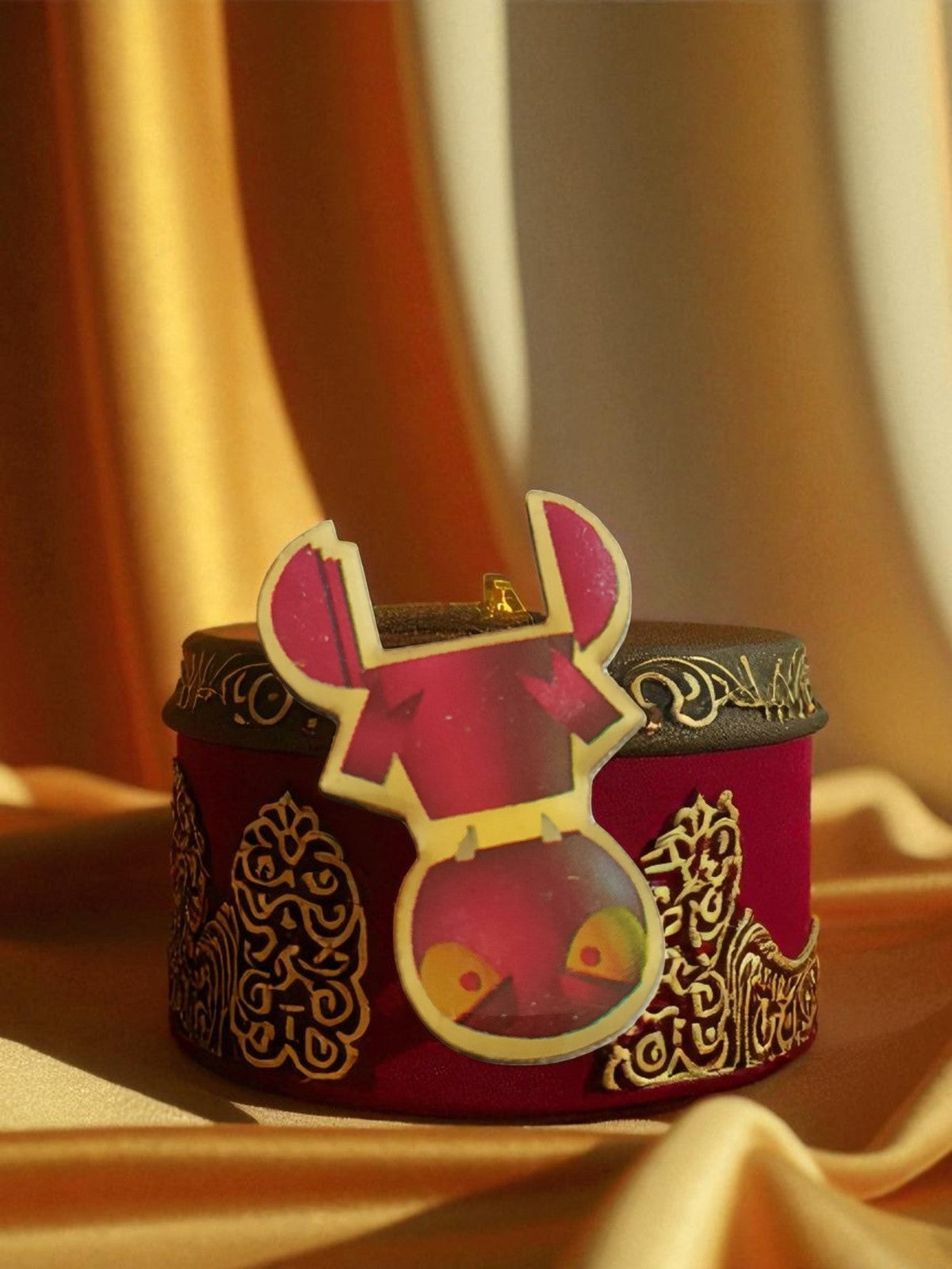 Pin's publicitaire vintage édition limitée émaillé violet doré rare