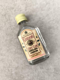 Mini-bouteille Gordon's Dry Gin London, étiquette vintage, alcool partiel