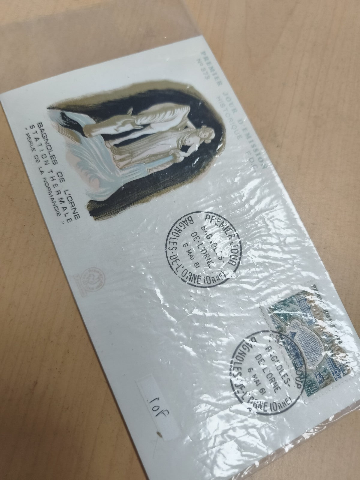 Enveloppe premier jour Bagnoles de l’Orne 1967 timbre philatélie FDC