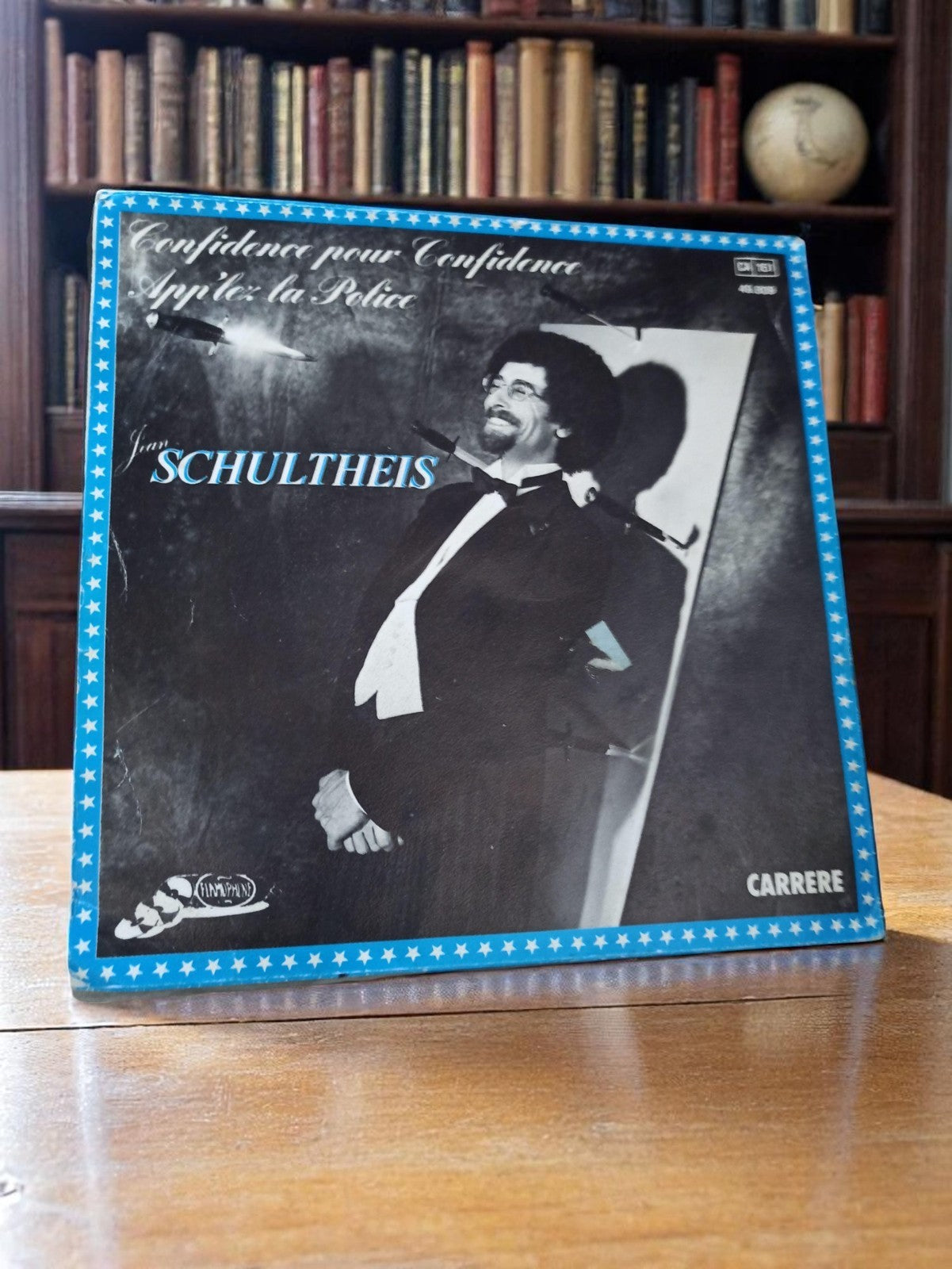 Vinyle 45 tours Jean Schultheis vintage Carrere pochette rétro années 70