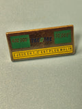 Pin's vintage publicitaire Tacotac rectangulaire, années 80, jeux de loterie