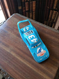 Voiture miniature Disney Cars Dinoco 43 vintage métal bleue jouet ancien