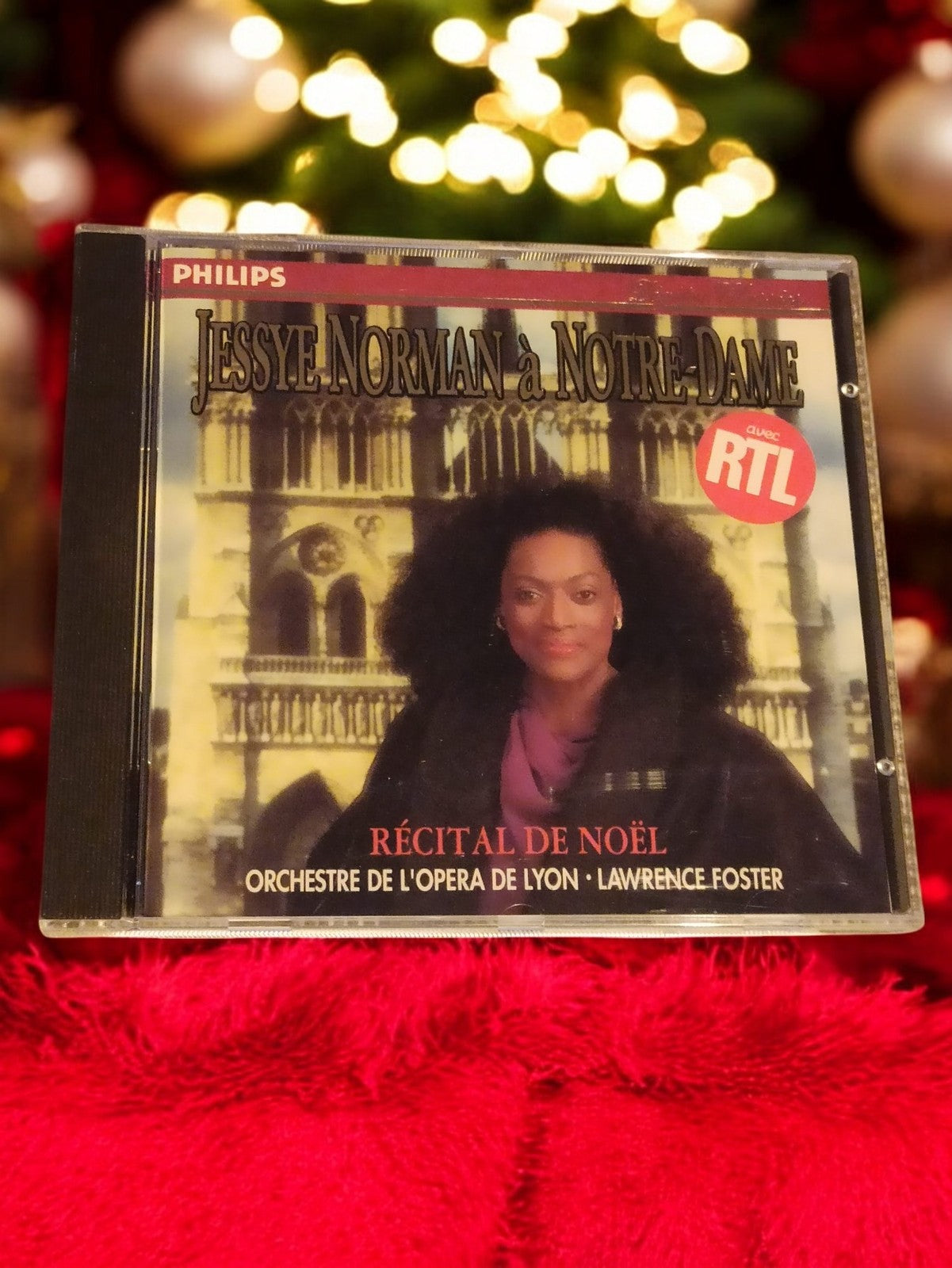 CD Jessye Norman à Notre-Dame Philips Récital de Noël Opéra Lyon RTL