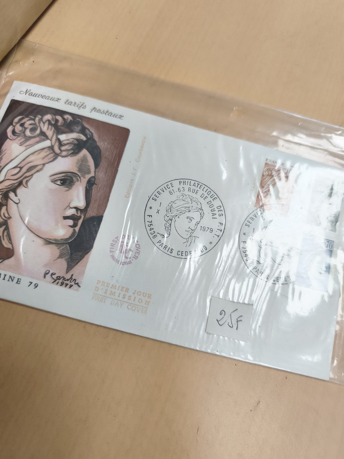Enveloppe Premier Jour Marianne 1979 timbre France philatélie FDC