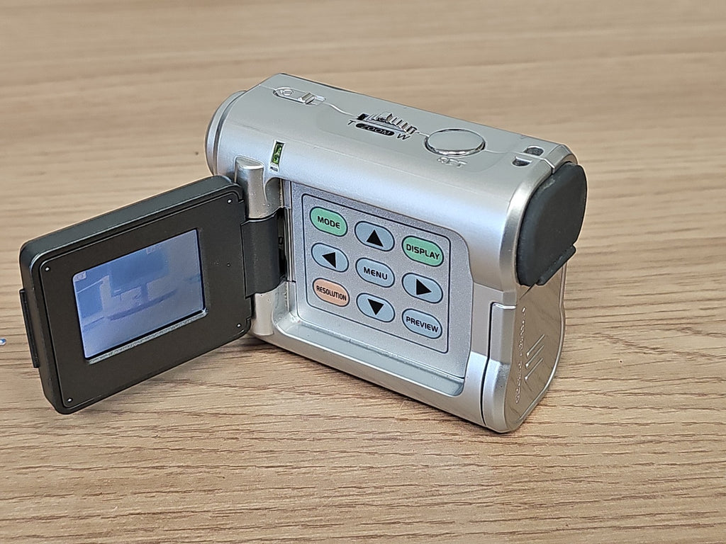 Caméscope numérique vintage Tec DV 4000 argenté 4.1MP non testé pièces